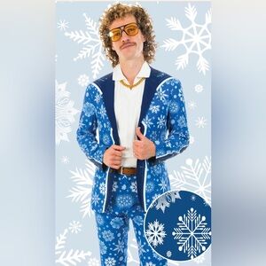 Shinesty Men’s Ice Never Melts Christmas Suit